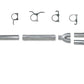 Diamond Eye KIT 4in TB MFLR RPLCMENT PIPE DUAL SS 94-97 5 7 3L F250/F350 PWRSTROKE NFS W CARB STDS
