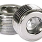 Moroso Chrome Plated Pipe Plugs - 1/2in NPT Thread - 2 Pack