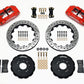 Wilwood FSLI4 Front Hat Kit 13.00in Drilled Red Nissan 240SX