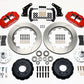 Wilwood Narrow Superlite 6R Front Hub Kit 14.00in Red Large GM 57-70 Drop Spindle