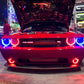 Oracle 08-14 Dodge Challenger Dynamic Surface Mount Headlight Halo Kit - ColorSHIFT - Dynamic