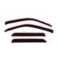 AVS 05-18 Nissan Navara King Cab Ventvisor In-Channel Front & Rear Window Deflectors 4pc - Smoke