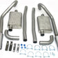 JBA 65-70 Ford Mustang 260-428 409SS Dual Turn Down Under Rear Valance Header Back Exhaust