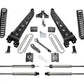 Fabtech 05-07 Ford F250 4WD w/o Factory Overload 6in Rad Arm Sys w/Coils & Dlss Shks