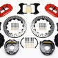 Wilwood Narrow Superlite 4R Rear P-Brk Kit 12.88in Drilled Red Chevy 12 Bolt w/ C-Clips Stggrd mt