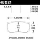 Hawk AP Racing/Wilwood DTC-70 Race Brake Pads