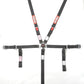 RaceQuip Black JR. CAMLOCK 5pt Seat Belt