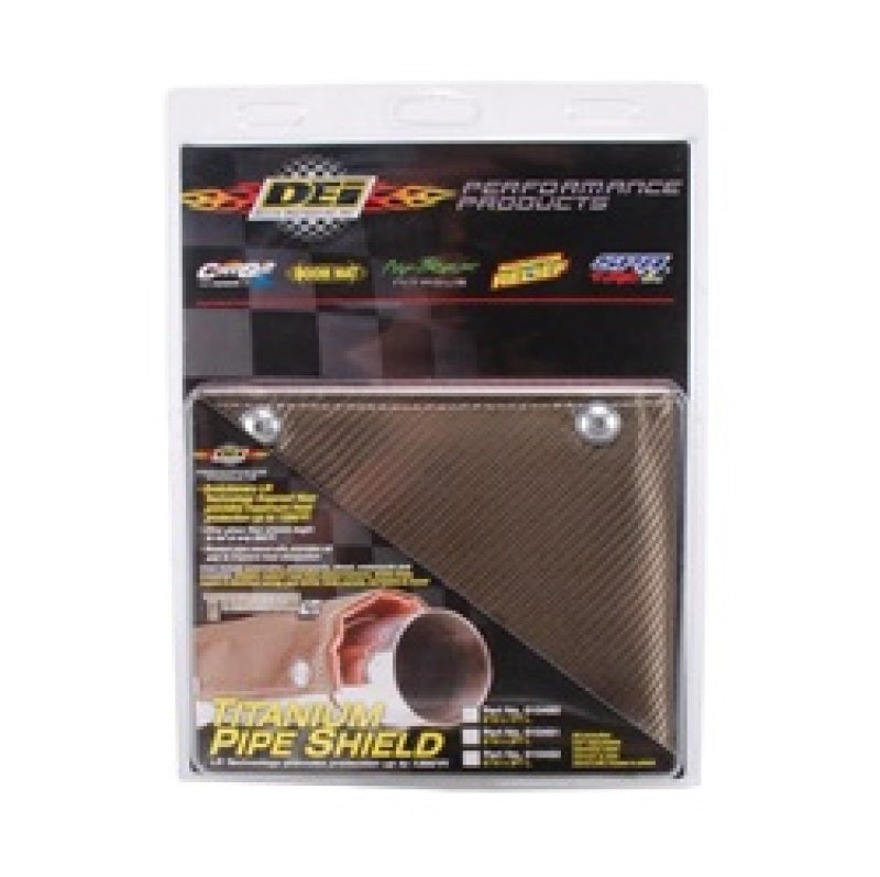 DEI Pipe Shield 6in w x 3ft - w/Stainless Steel Clamps - Titanium
