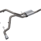 QTP 14-18 Chevy Silverado 1500 4.8L/5.3L EC/CC SB 304SS Scrmr Cat-Back Rear Split Exit w/4.5in Tips