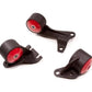 Innovative 88-91 Civic D-Series Black Steel Mounts 95A Bushings (Wagon 4WD Cable)