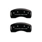 MGP 4 Caliper Covers Engraved Front & Rear C6/Corvette Black finish silver ch