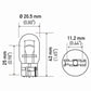 Hella Bulb 7443 12V 21/5W W3X16Q T65 (2)