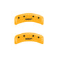 MGP 4 Caliper Covers Engraved Front & Rear MGP Yellow Finish Black Char 1997 Mazda Miata