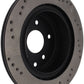 StopTech 08-09 Infiniti EX35 / 05-08 G35 / 09 G37 / 06-09 M35/M45 Drilled Right Rear Rotor