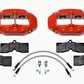 Wilwood D8-4 Front Caliper Kit Red Corvette C2 / C3 65-82