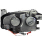 ANZO 2006-2010 Dodge Charger Projector Headlights w/ Halo Chrome
