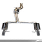 AWE Tuning Audi C7 A7 3.0T Touring Edition Exhaust - Dual Outlet Chrome Silver Tips