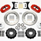 Wilwood Narrow Superlite 6R Front Hub Kit 14.00in Red 79-87 GM G Body