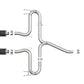 aFe Takeda 2-1/2in 304 SS Axle-Back Exhaust w/Carbon Tips 17-20 Honda Civic Sport L4-1.5L (t)
