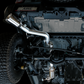 AWE Tuning 2021+ Ford Bronco 0FG Single Rear Exit Exhaust w/Chrome Silver Tip & Bash Guard