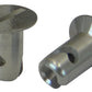 Moroso Quick Fastener - Flush Head - 5/16in x .450in - Aluminum - 10 Pack