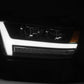 AlphaRex 19-20 Ram 1500HD PRO-Series Proj Headlights Plnk Style Jet Blk w/Activ Light/Seq Signal/DRL