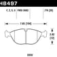Hawk 04-06 Audi TT Quattro / 04-05 VW Golf R32 Perf Ceramic Street Front Brake Pads