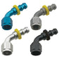 Fragola -6AN Push-Lite End 60 Degree - Black