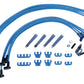 Moroso Chevrolet Small Block Ignition Wire Dress-Up Kit - HEI - Blue Max - Spiral Core