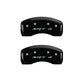 MGP 4 Caliper Covers Engraved Front & Rear SRT4 Black finish silver ch