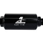Aeromotive In-Line Filter - (AN -10 Male) 10 Micron Fabric Element Bright Dip Black Finish