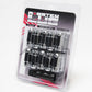 Wheel Mate Monster Open End Lug Nut Set of 20 - Chrome 1/2in