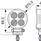 Hella ValueFit LED Work Light TR1700 LED MV CR LT