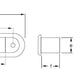 Hella Step Lamp 1X2 Wwht Md12/24 Ss Rim 2Xt