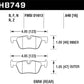 Hawk 13-14 BMW 328i/328i xDrive / 2014 428i/428i xDrive HPS 5.0 Rear Brake Pads