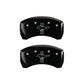 MGP Rear set 2 Caliper Covers Engraved Rear 2015/Bar & Pony Black finish silver ch