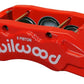 Wilwood Caliper-TX6R- L/H - Red 2.00/1.88/1.88in Pistons 1.50in Disc