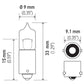 Hella Bulb H20W 12V 20W Ba9S T275