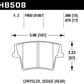 Hawk 05-10 Chrysler 300 (except SRT8) / 08-10 Dodge Challenger SE/RT HPS 5.0 Brake Pads