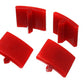 Energy Suspension 2005-07 Ford F-250/F-350 SD 2/4WD Rear Axle Bump Stop Set - Red