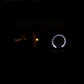 ANZO 1994-1998 Ford Mustang Projector Headlights w/ Halo Black 1pc