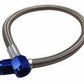 Fragola -4AN Hose Assembly Straight x Straight 240in Blue Nuts Nitrous Supply Line (20 Feet)
