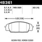 Hawk 02-06 Acura RSX Type S / 06-11 Honda Civic Si Coupe / 00-09 S2000 DTC-30 Race Front Brake Pads