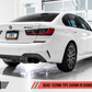 AWE Tuning 2019+ BMW M340i (G20) Non-Resonated Touring Edition Exhaust - Quad Diamond Black Tips
