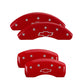 MGP 4 Caliper Covers Engraved Front & Rear MGP Yellow finish black ch