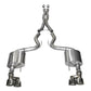 Corsa 15-16 Ford Mustang GT 5.0 3in Cat Back Exhaust Polish Quad Tips (Xtreme)