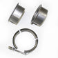 JBA 3in Stainless Steel V-Band Clamp & Flanges
