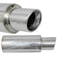 Injen 3.00 Universal Muffler w/Stainless Steel resonated rolled tip (Injen embossed logo)