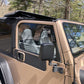 Rampage 18-21 Jeep Wrangler (JL) Unlimited Frameless TrailView Fastback Soft Top Kit - Black Diamond