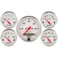 Autometer Arctic White 5 Pc Kit Box w/ Elec Speedo, Elec Oil Press, Water Temp, Volt, Fuel Level